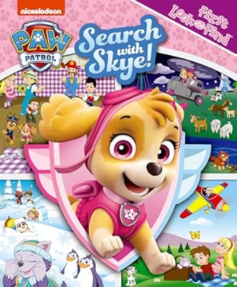 nickelodeon paw patrol search with skye first look and find activity book pi kids 1st edition emily skwish
