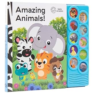 baby einstein amazing animals 10 button sound book pi kids 1st edition editors of phoenix international