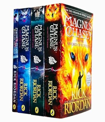 magnus chase and the gods of asgard 4 books collection set by rick riordan 1st edition rick riordan