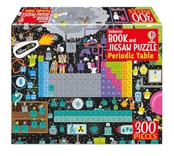 usborne book and jigsaw periodic table an entertaining and educational exploration of the universes 118