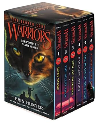 warriors the broken code box set volumes 1 to 6 1st edition erin hunter 0062945823, 978-0062945822