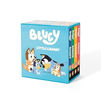 bluey little library 4 book box set 1st edition penguin young readers licenses 0593752252, 978-0593752258