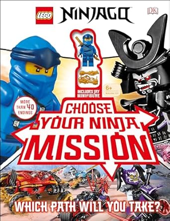 lego ninjago choose your ninja mission with ninjago jay minifigure 1st edition simon hugo 146548955x,