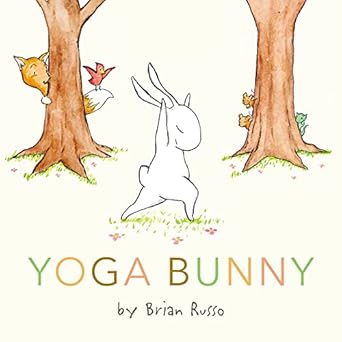 yoga bunny board book an easter and springtime book for kids 1st edition brian russo 0063208946,