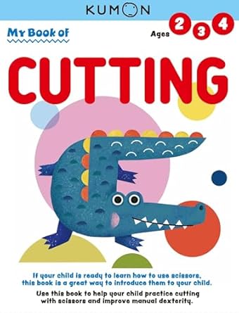 kumon my first book of cutting   ages 3 5 1st edition kumon publishing 195384507x, 978-1953845078