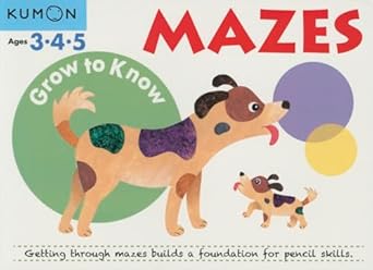 kumon grow to know mazes 1st edition kumon publishing ,kumon 1941082181, 978-1941082188