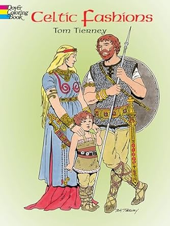 celtic fashions coloring book 1st edition tom tierney 0486420752, 978-0486420752