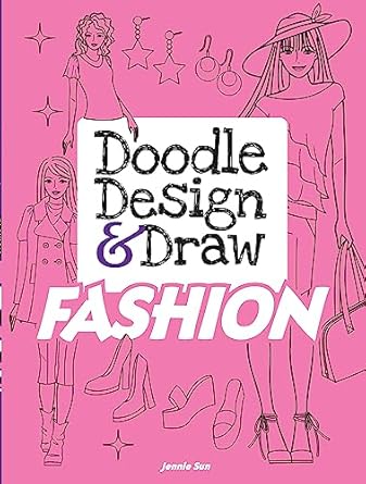 doodle design and draw fashion 1st edition jennie sun 048648050x, 978-0486480503