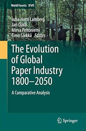 the evolution of global paper industry 1800 2050 a comparative analysis 1st edition juha antti lamberg ,jari