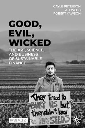 good evil wicked the art science and business of sustainable finance 1st edition gayle peterson ,ali webb
