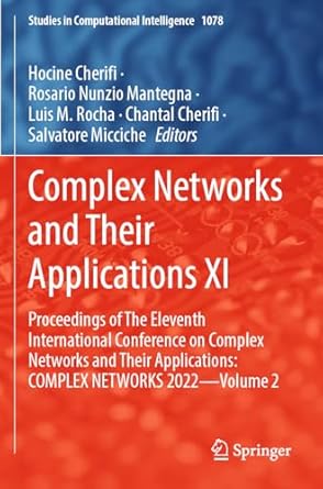 complex networks and their applications xi proceedings of the eleventh international conference on complex