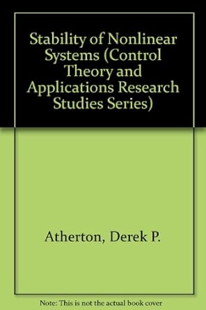 stability of nonlinear systems 1st edition derek p atherton 0471278564, 978-0471278566