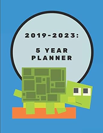 2019 2023 5 year planner turtle themed to do list diary 1st edition worklives workvibes 1729120954,