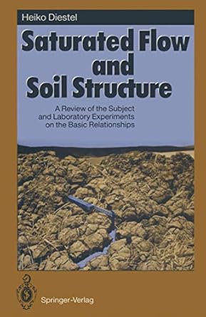 saturated flow and soil structure a review of the subject and laboratory experiments on the basic