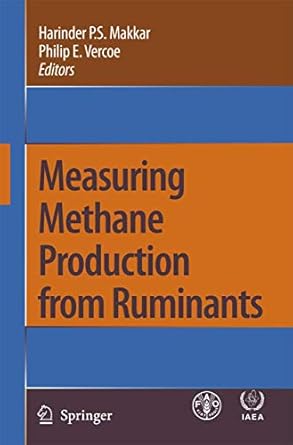 measuring methane production from ruminants 1st edition harinder p s makkar 1402061323, 978-1402061325