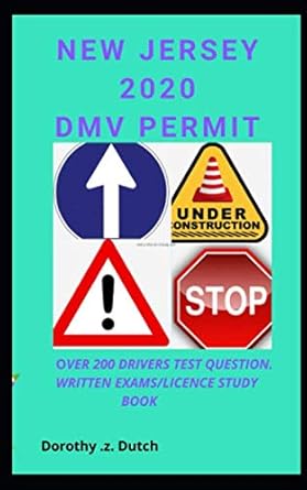 new jersey 2020 dmv permit over 200 drivers test questions written exams/license study book 1st edition
