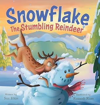the stumbling reindeer a childrens fun story about problem solving 1st edition sue elias ,ramesh ram