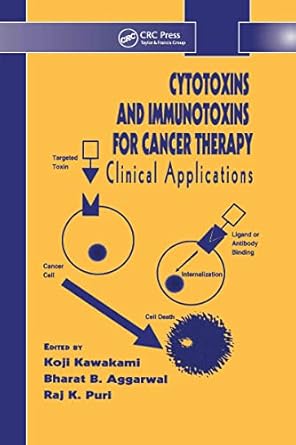 cytotoxins and immunotoxins for cancer therapy clinical applications 1st edition koji kawakami ,bharat b