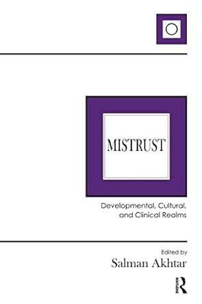 mistrust 1st edition salman akhtar 1782204881, 978-1782204886