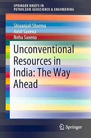 unconventional resources in india the way ahead 1st edition shivanjali sharma ,amit saxena ,neha saxena