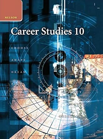 career studies 10 1st edition lee wallace 017620136x, 978-0176201364