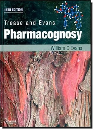 trease and evans pharmacognosy 1st edition william charles evans 0702029335, 978-0702029332