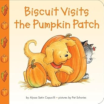 biscuit visits the pumpkin patch a fall and halloween book for kids 1st edition alyssa satin capucilli ,pat