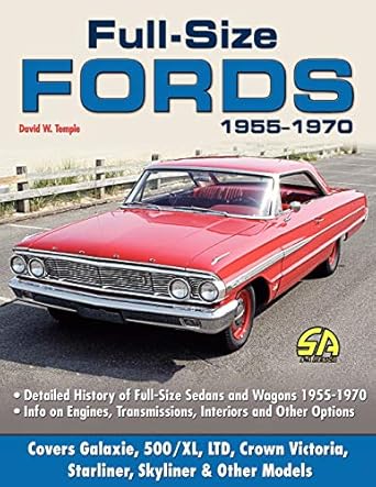 full size fords 1955 1970 1st edition david w temple 1613250703, 978-1613250709