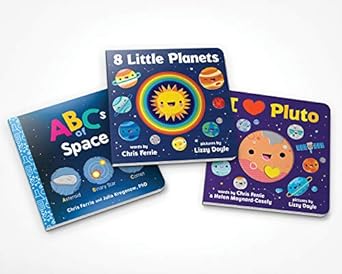 chris ferries space for babies book set a scientific board book set about the solar system and beyond 1st