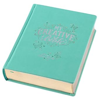 esv holy bible my creative bible for girls faux leather hardcover w/ribbon marker illustrated coloring
