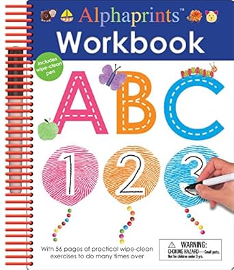 alphaprints wipe clean workbook abc 1st edition roger priddy 0312521529, 978-0312521523