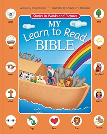 my learn to read bible stories in words and pictures 1st edition tracy harrast ,christine m schneider