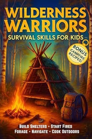 wilderness warriors survival skills for kids ages 8 12 real outdoor challenges bushcraft basics shelter