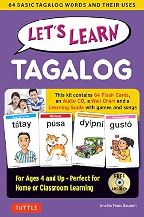 lets learn tagalog kit a fun guide for childrens language learning 1st edition imelda fines gasmen
