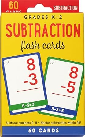 subtraction flash cards 1st edition peter pauper press 1441337016, 978-1441337016