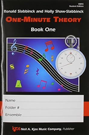 one minute theory for the choral classroom 1st edition slabbinck 0849742056, 978-0849742057