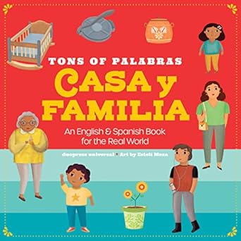 tons of palabras casa y familia help kids learn english and spanish words around the home and family life 1st