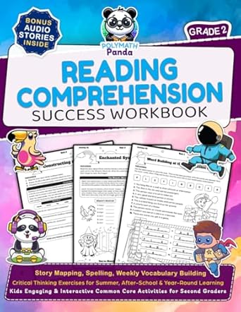 reading comprehension 2nd grade success workbook story mapping spelling weekly vocabulary building critical