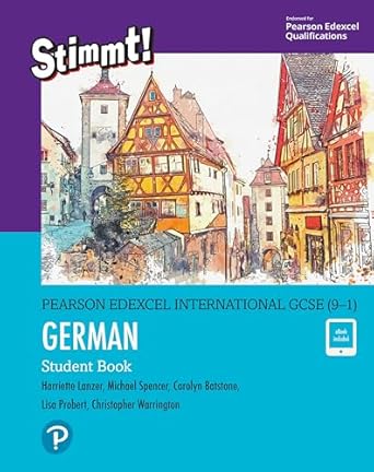 pearson edexcel international gcse german student book 1st edition harriette lanzer ,lisa probert ,carolyn