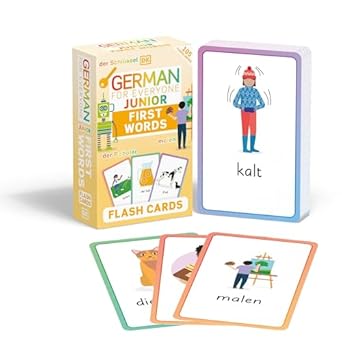 german for everyone junior first words flash cards 1st edition dk 0744073790, 978-0744073799