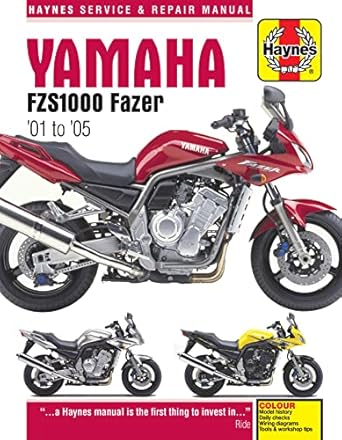yamaha fzs1000 fazer 01 to 05 1st edition editors of haynes manuals 1785212842, 978-1785212840