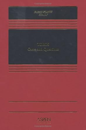 torts cases and questions 1st edition ward farnsworth ,mark f grady 0735527040, 978-0735527041
