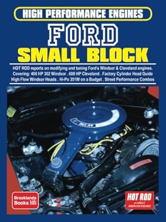 high performance engines ford small block engine book 1st edition brooklands books ltd 1855207737,