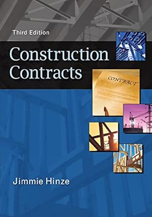 construction contracts 1st edition jimmie hinze 0073397857, 978-0073397856