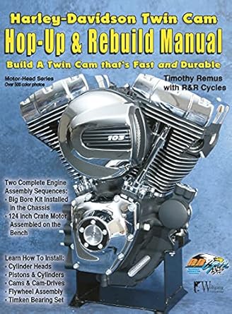 harley davidson twin cam hop up and rebuild manual 1st edition timothy remus 1941064612, 978-1941064610