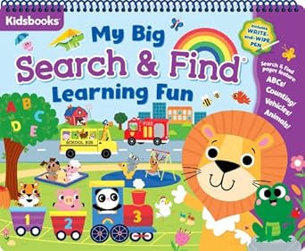 my big search and find learning fun pad 1st edition kidsbooks publishing 1638541221, 978-1638541226