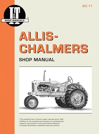 allis chalmers shop manual models b c ca g rc wc wd + 1st edition editors of haynes manuals 0872880419,