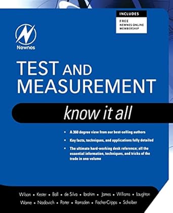 test and measurement know it all 1st edition jon s wilson ,stuart ball ,creed huddleston ,edward ramsden