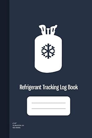 refrigerant tracking log book hvac technician refrigerant logbook 609 macs for hvac technicians 100 sheets