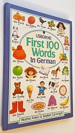 first hundred words in german 1st edition heather amery 074600365x, 978-0746003657